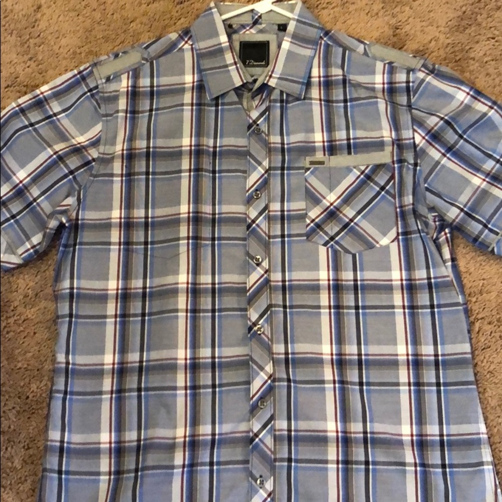 7 Diamonds, Short Sleeved Dress shirt